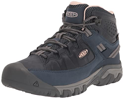 KEEN Targhee 3 Mid wodoodporne buty trekkingowe damskie, Vintage indygo Peachy Keen, 38 EU