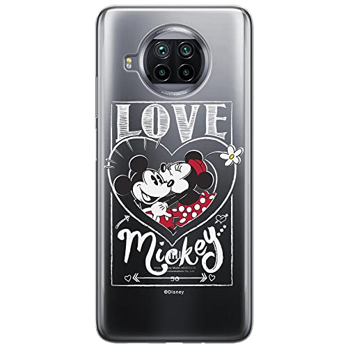 Etui Disney dedykowane do Xiaomi REDMI NOTE 9T, wzór: Mickey i Minnie 002 Etui częściowo przeźroczyste, oryginalne i oficjalnie licencjonowane