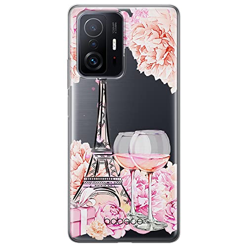 ERT GROUP etui na telefon Xiaomi 11T 5G / 11T PRO 5G, case oryginalny i oficjalnie licencjonowany przez Babaco, wzór Paryż 001, optymalnie dopasowane, plecki z TPU częściowo przeźroczyste