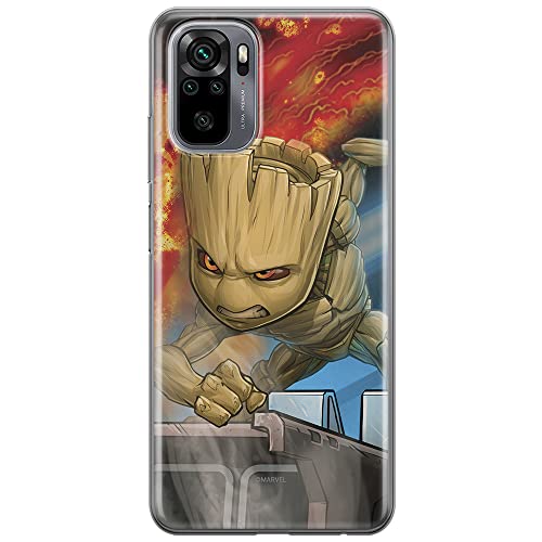 ERT GROUP etui na telefon Xiaomi REDMI NOTE 10/ 10S, case oryginalny i oficjalnie licencjonowany przez Marvel, wzór Groot 003, optymalnie dopasowane, plecki z TPU