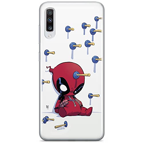 Etui Deadpool 005 Marvel Nadruk pełny Biały Producent: Samsung, Model: A70