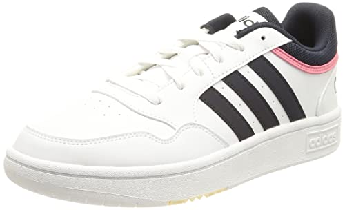 adidas Hoops 3.0, Trampki damskie, Ftwr White Legend Ink Różowy Tone, 42.5 EU