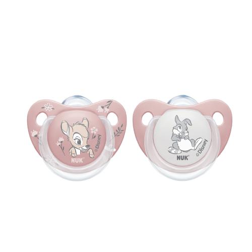 Nuk Smoczek uspokajający Disney Bambi 0-6m 2szt