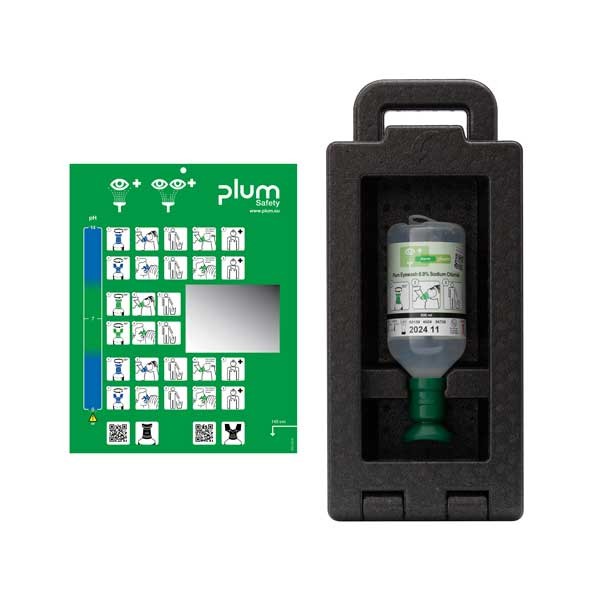 Zamykana Stacja Plum Ibox 1 Z Płukanką Eyewash 500 Ml (Nr 4902) Data Ważności 02-2025R.