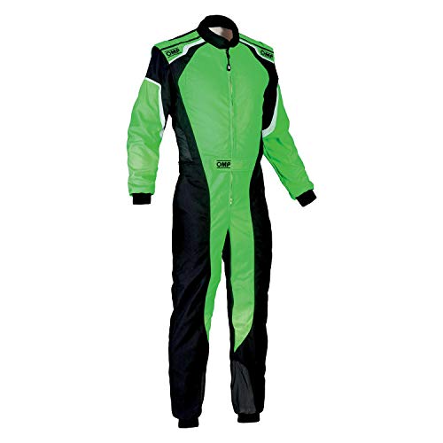 Omp KS-3 Kart Racing Suit 46 czarny/zielony