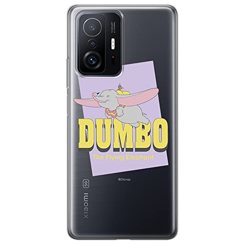 ERT GROUP etui na telefon Xiaomi 11T 5G / 11T PRO 5G, case oryginalny i oficjalnie licencjonowany przez Disney, wzór Dumbo 005, optymalnie dopasowane, plecki z TPU częściowo przeźroczyste