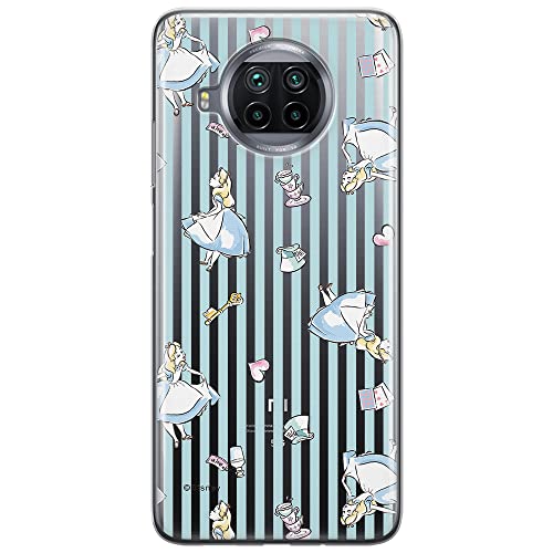 ERT GROUP etui na telefon Xiaomi REDMI NOTE 9T, case oryginalny i oficjalnie licencjonowany przez Disney, wzór Alicja 001, optymalnie dopasowane, plecki z TPU częściowo przeźroczyste