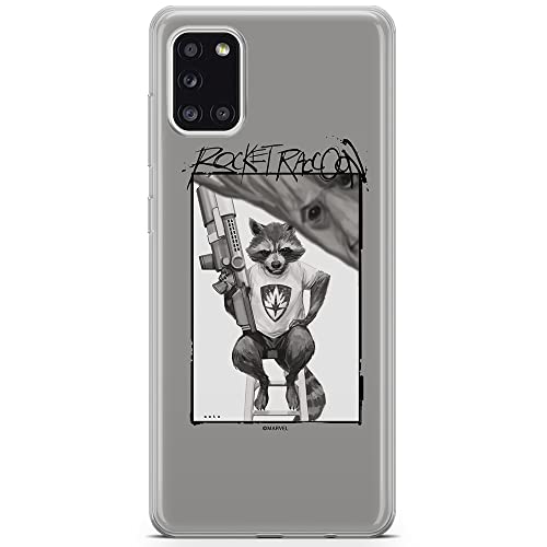 Etui Rocket 004 Marvel Nadruk pełny Szary Producent: Samsung, Model: A31