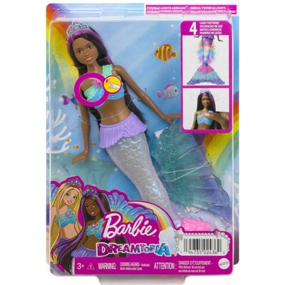 Mattel Barbie Brooklyn. Syrenka migoczące światełka -
