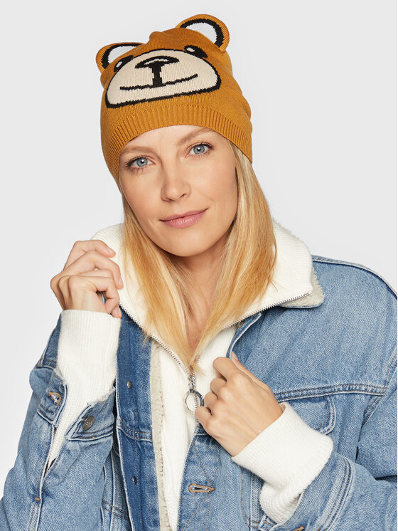 MOSCHINO Czapka 65114 M1865 Brązowy