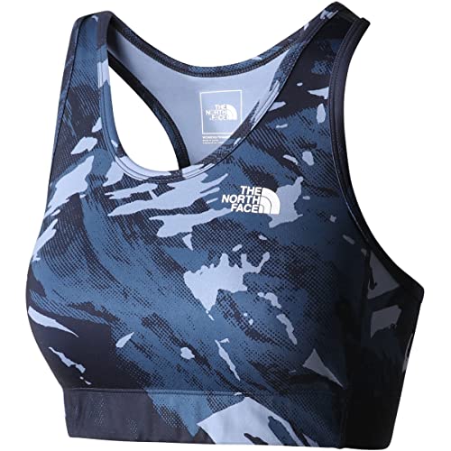 THE NORTH FACE Printed Midline sportowy biustonosz Shady Blue Snowcap Mountain Print M