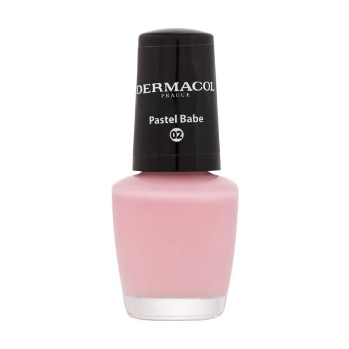 Dermacol Mini Pastel lakier do paznokci 5 ml dla kobiet 02 Pastel Babe