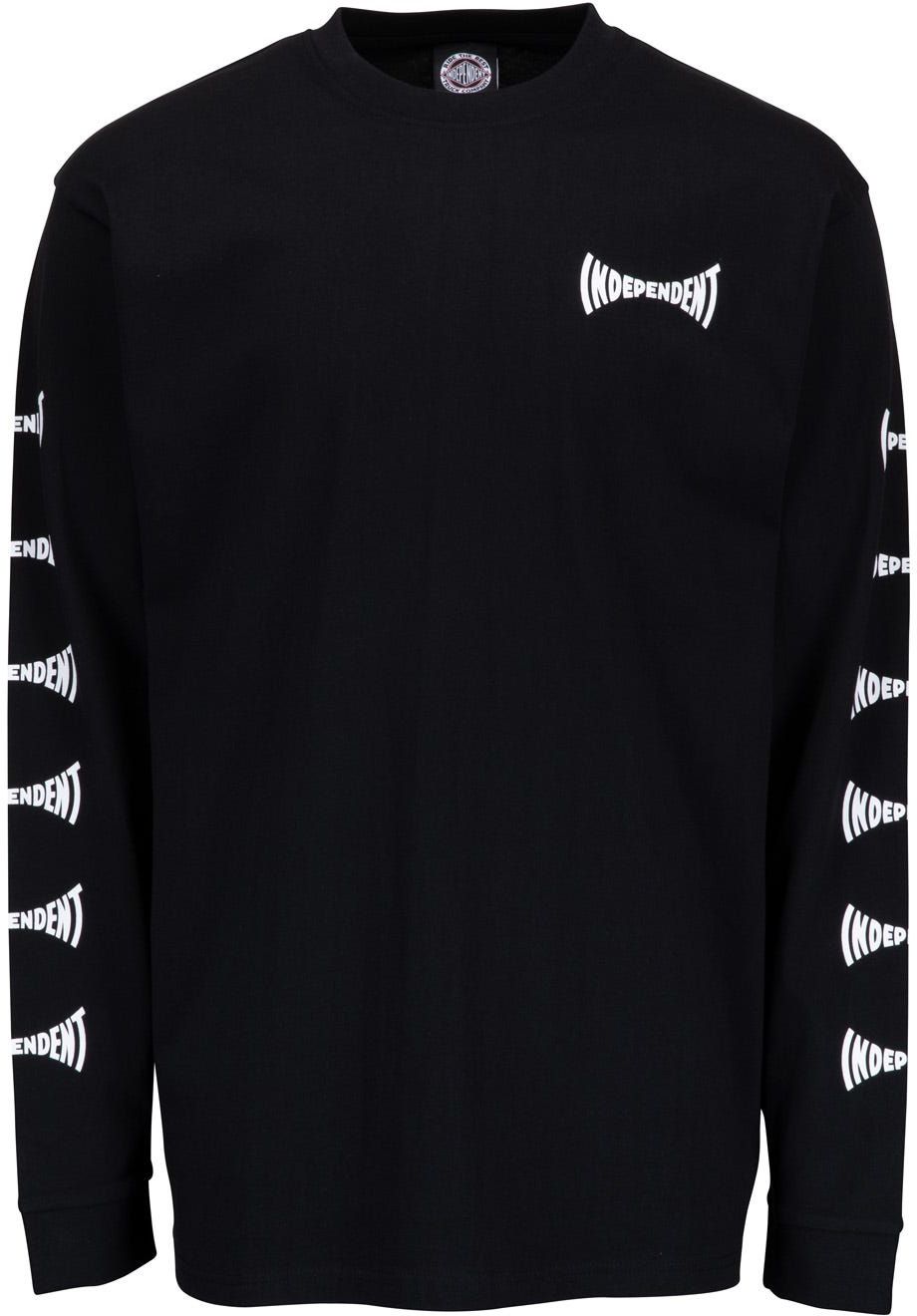 t-shirt męski INDEPENDENT SPAN LS TEE Black