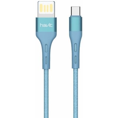 Kabel USB - USB Typ C HAVIT H6113 1.2 m Niebieski