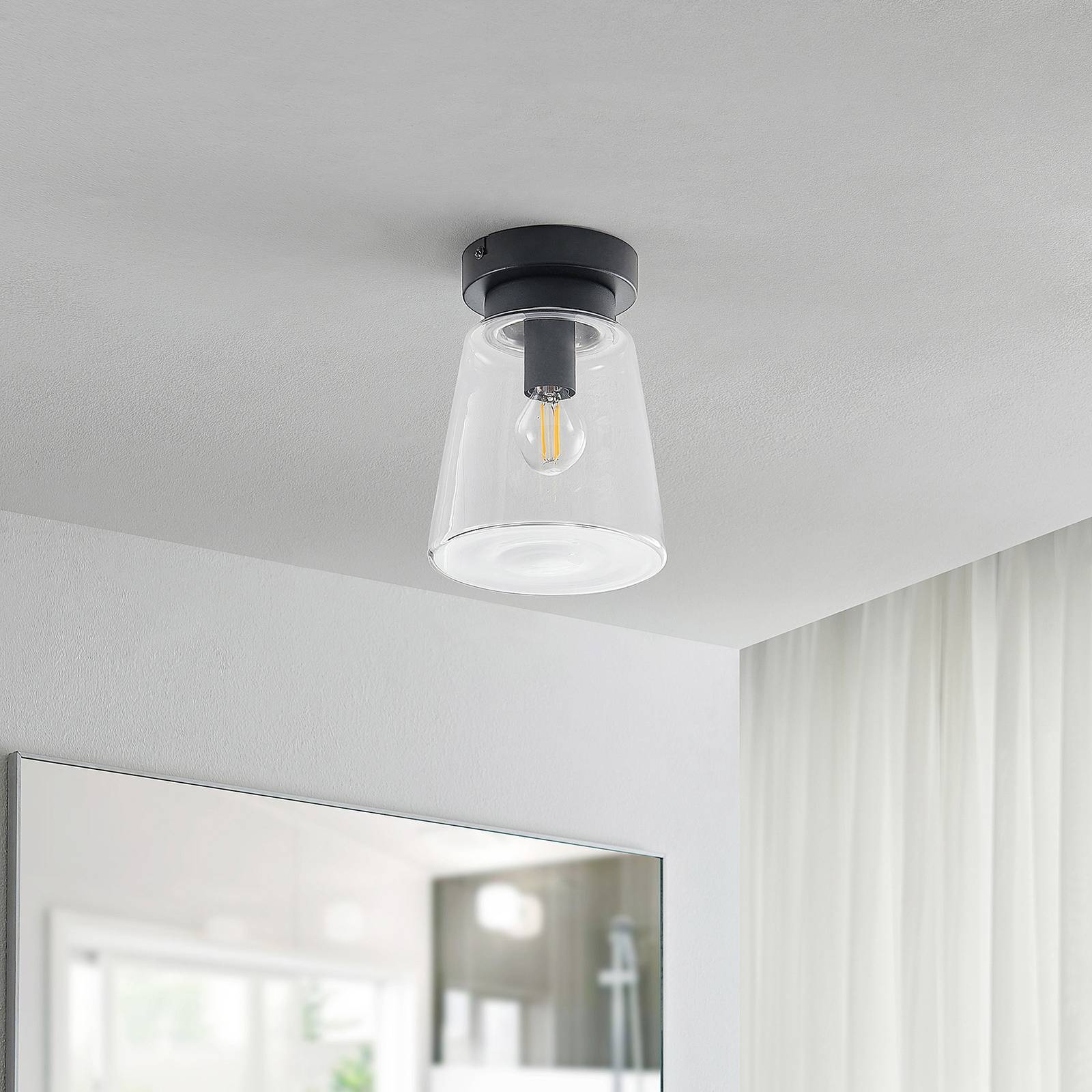Lindby Carmalin lampa sufitowa ze szkła