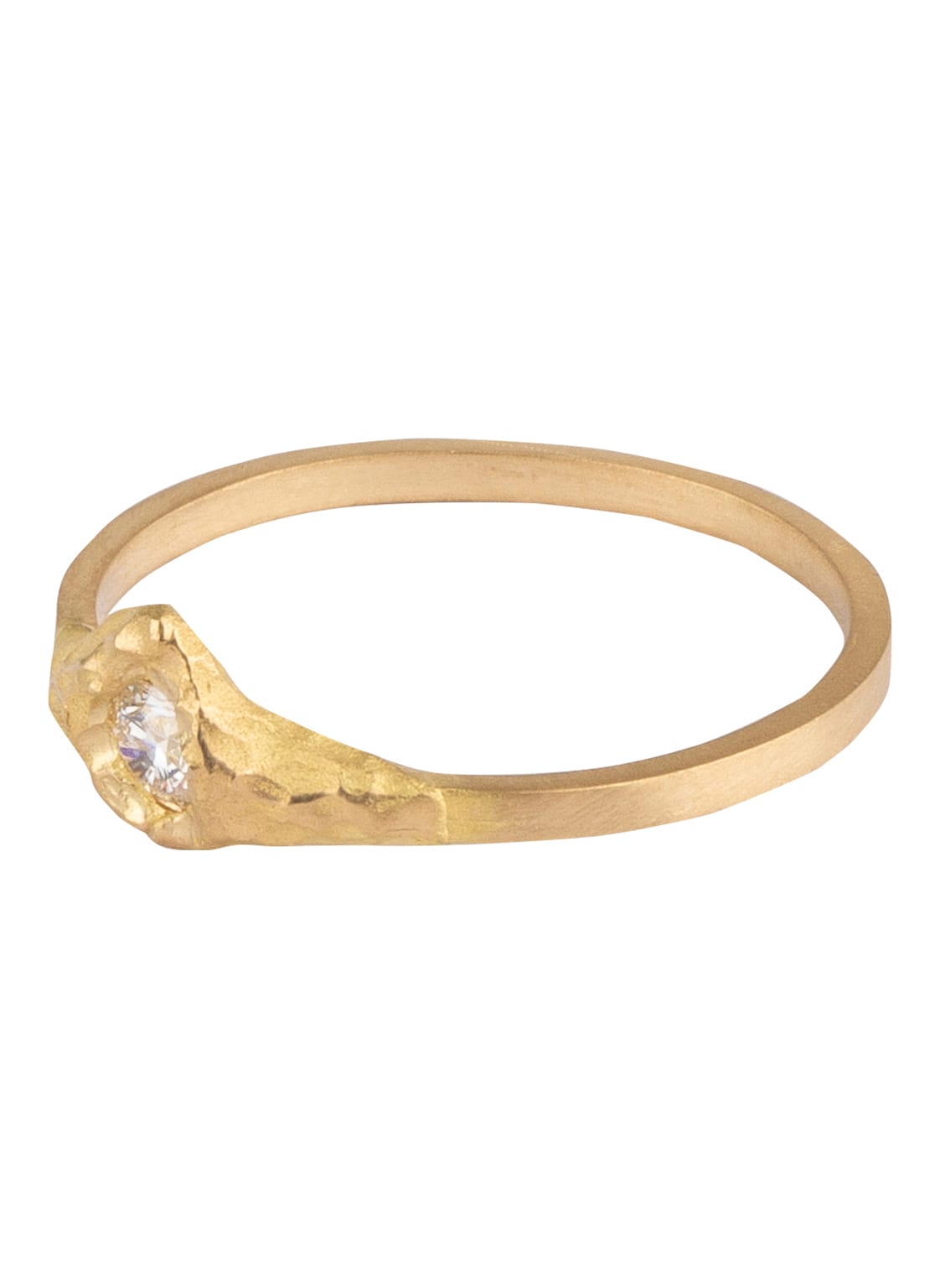 Elhanati Pierścionek Solitaire gold