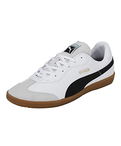 PUMA Unisex King 21 It buty piłkarskie, Puma biała guma PUMA czarna, 42.5 EU