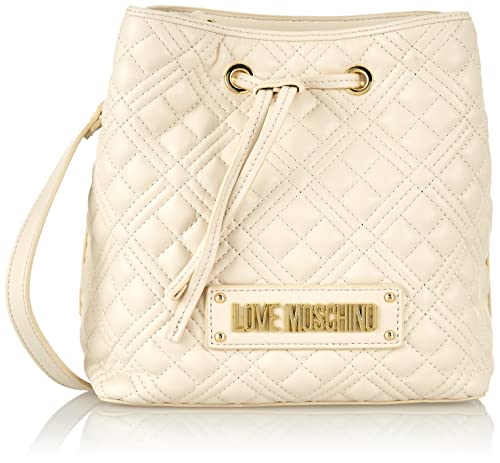 Love Moschino Damska torba na ramię Borsa pikowana PU Avorio z kości słoniowej (RAL 1013), 23 x 23 x 14