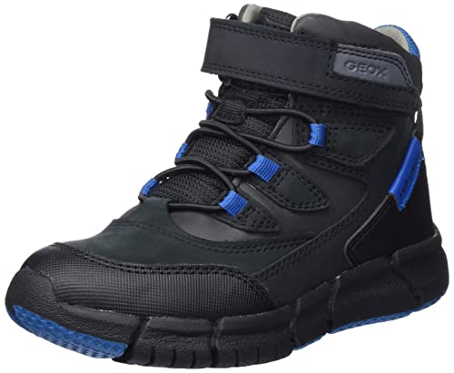 Geox J Flexyper Boy B ABX botki, czarny benzynowy, 11 UK dziecko