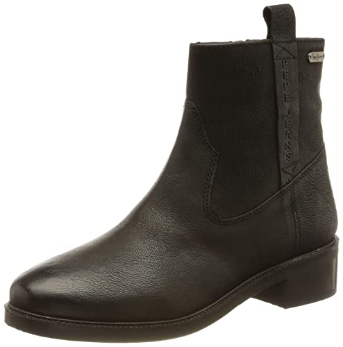 Pepe Jeans damskie bowie east botki, 999 BLACK, 41 EU