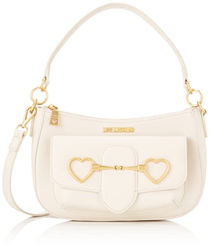 Love Moschino Damska torba na ramię Borsa Pu Avorio, kość słoniowa (RAL 1013), 25 x 17 x 7