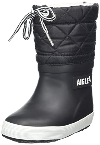 Aigle Giboulee 2 kalosze gumowe, czarne/białe, 35 EU