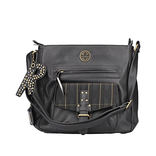 Rieker Women's H1340 torba na ramię, czarna