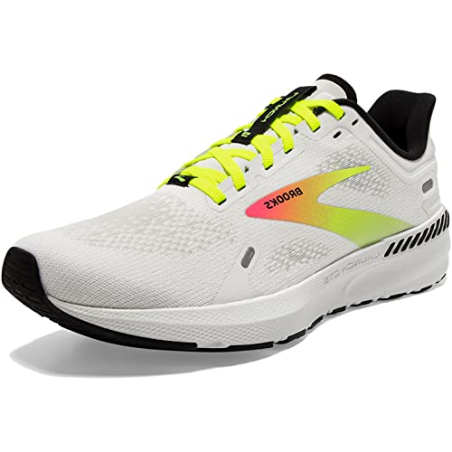 Brooks Launch GTS 9, Trampki męskie, Biały Różowy Nightlife, 44 EU, Biały Różowy Życie nocne, 44 EU