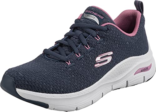 Skechers Damskie tenisówki Arch Fit, granatowe, 4 UK