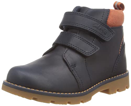 Clarks Chłopięcy pasek Heath Strap K Combat Boot, grantowy, 26 EU
