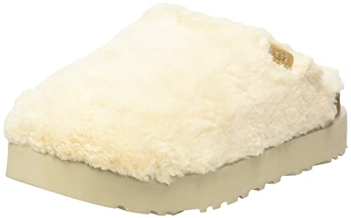 UGG Damskie kapcie z cukrem Fuzz, naturalny, 42 EU