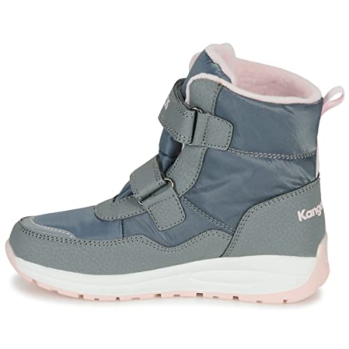 KangaROOS KP-Nala V RTX kozaki, Steel Grey/Frost różowe, 31 EU