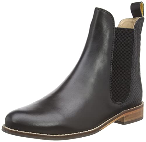 Joules Damskie botki WESTBOURNE do kostki, czarne, 6 UK