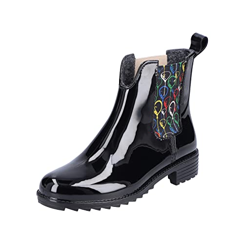 Rieker Damskie kalosze P8280, czarne, rozmiar 36 UE