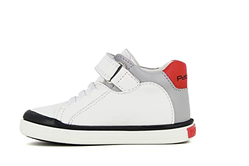 Pablosky Chłopięce botki unisex dla dzieci 022105, białe, rozmiar 8,5 UK