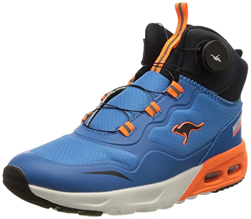 KangaROOS Męskie trampki KX-Raptor Hi XT, Brilliant Blue/neon pomarańczowy, 40 EU