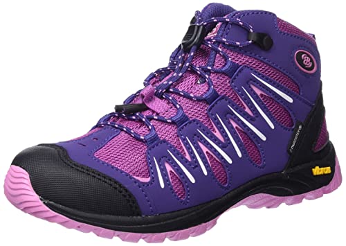 Brütting Dziewczęce buty do biegania Expedition Kids High Cross, fioletowy ró?, 31 EU