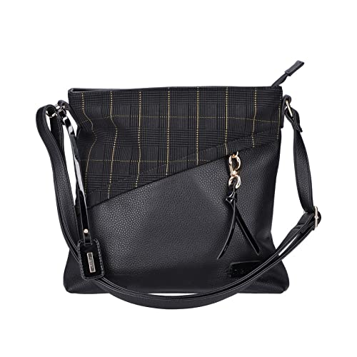 Rieker Women's H1040 torba na ramię, czarna
