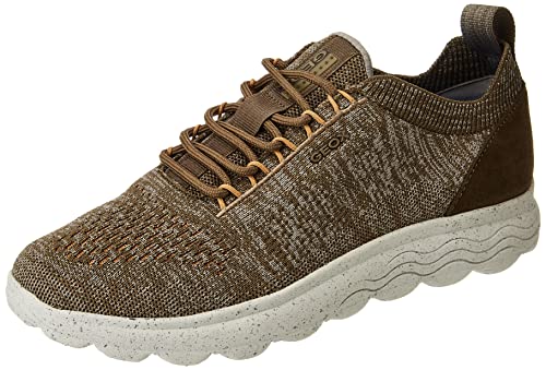 Geox Męskie trampki U SPHERICA, DK Olive, 39 EU