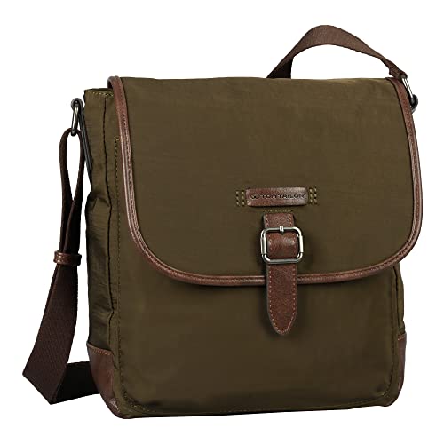 TOM TAILOR Męska torba Tom Flap Bag M no Zip, khaki