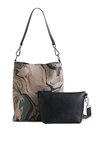 Desigual Women's Bag_Green INCA BU 6035 Marron Tierra, brązowy