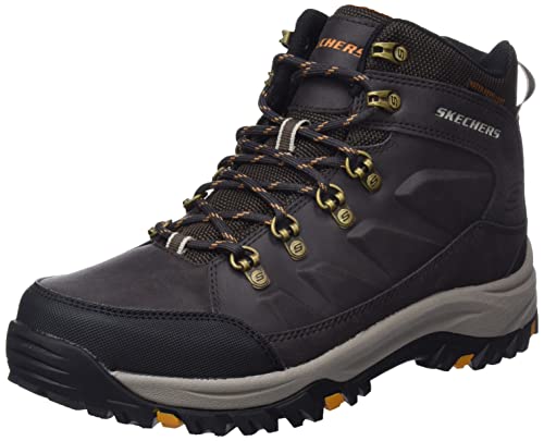 Skechers Męskie trampki Choc 204642, czekoladowe syntetyczne, 44 UK