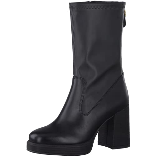 Marco Tozzi Damskie sztyblety 2-25817-39, czarne, 40 EU