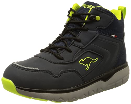 KangaROOS K-TS Kimo RTX kozaki, granatowe/limonkowe, 30 EU