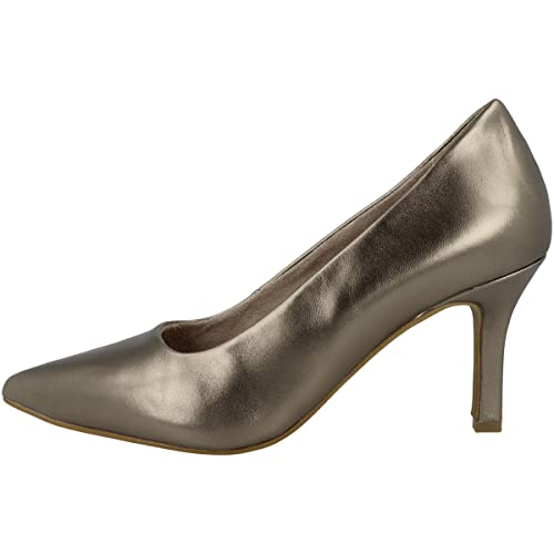 Tamaris Damskie czółenka 1-1-22416-29, Bronce MET, 40 EU