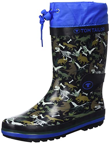 Tom Tailor 4275303 kalosze gumowe, Black-royal, 32 EU