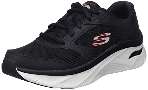 Skechers Męskie trampki BKRD 232501, czarna skóra/tkanina/Duraleather, 14 UK