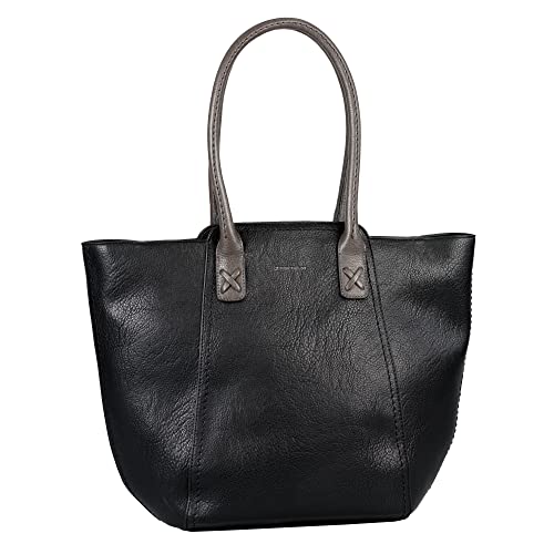 TOM TAILOR Damska torba na zakupy Darlin Zip Shopper L, Mixed Black