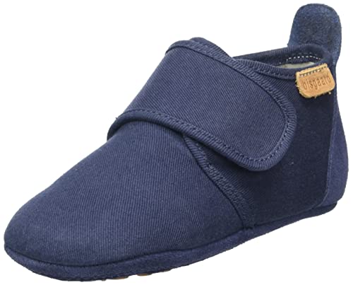 bisgaard Chłopięce buty dziecięce Baby Cotton First Walker Shoe, ciemnoniebieskie, 19 EU