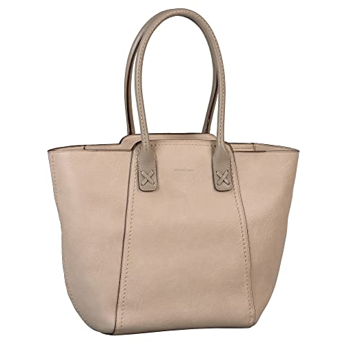 TOM TAILOR Damska torba na zakupy Darlin Zip Shopper L, Mieszanka szarobrązowa